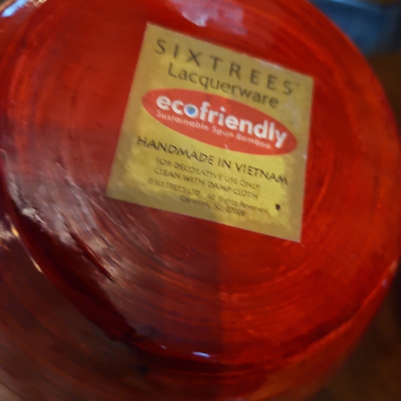 Sixtrees Laquerware Eco-friendly Sustainably Spun Bamboo - Picture 3 of 5